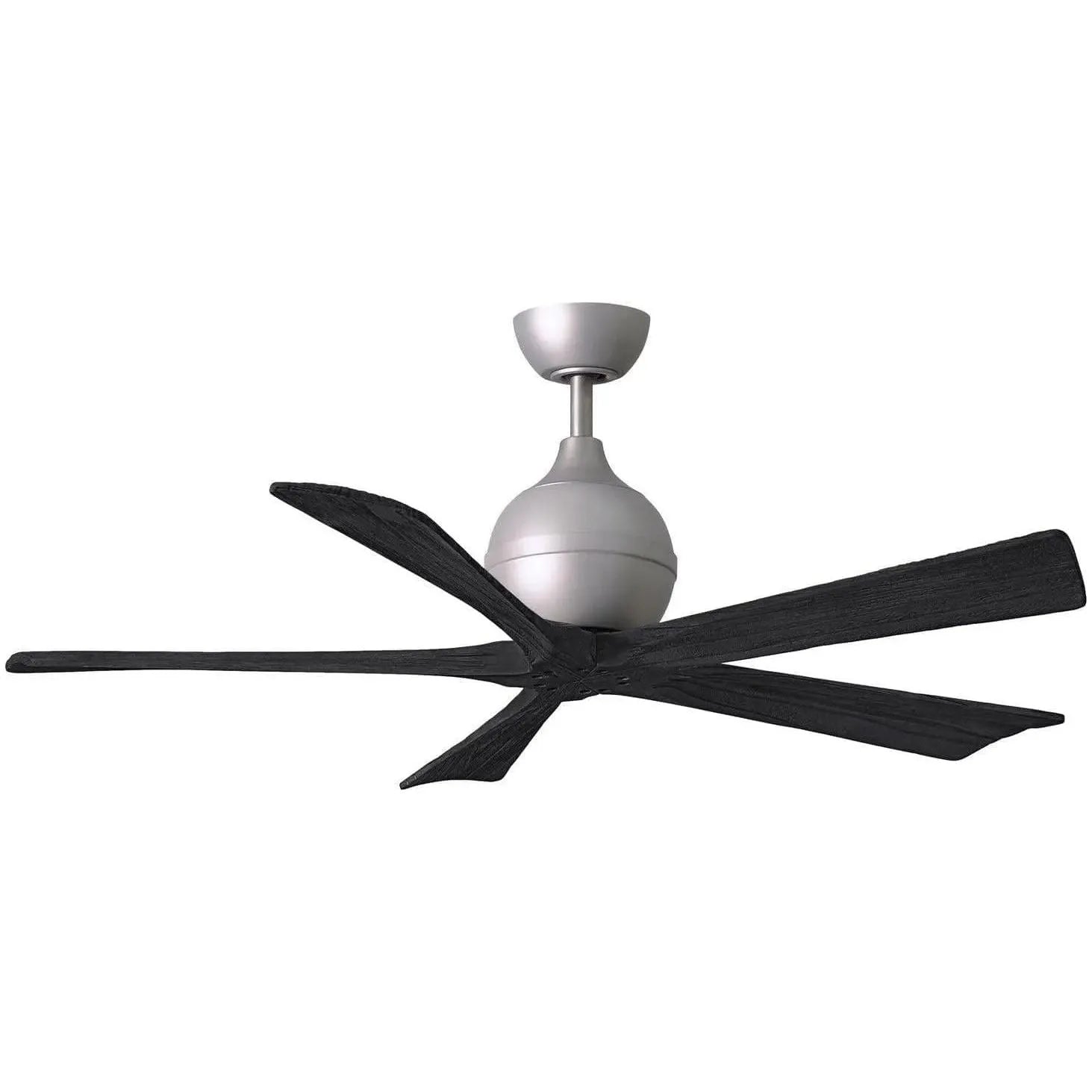 Matthews Fan Company - Irene 5 Ceiling Fan - IR5-BN-BK-52 | Montreal Lighting & Hardware