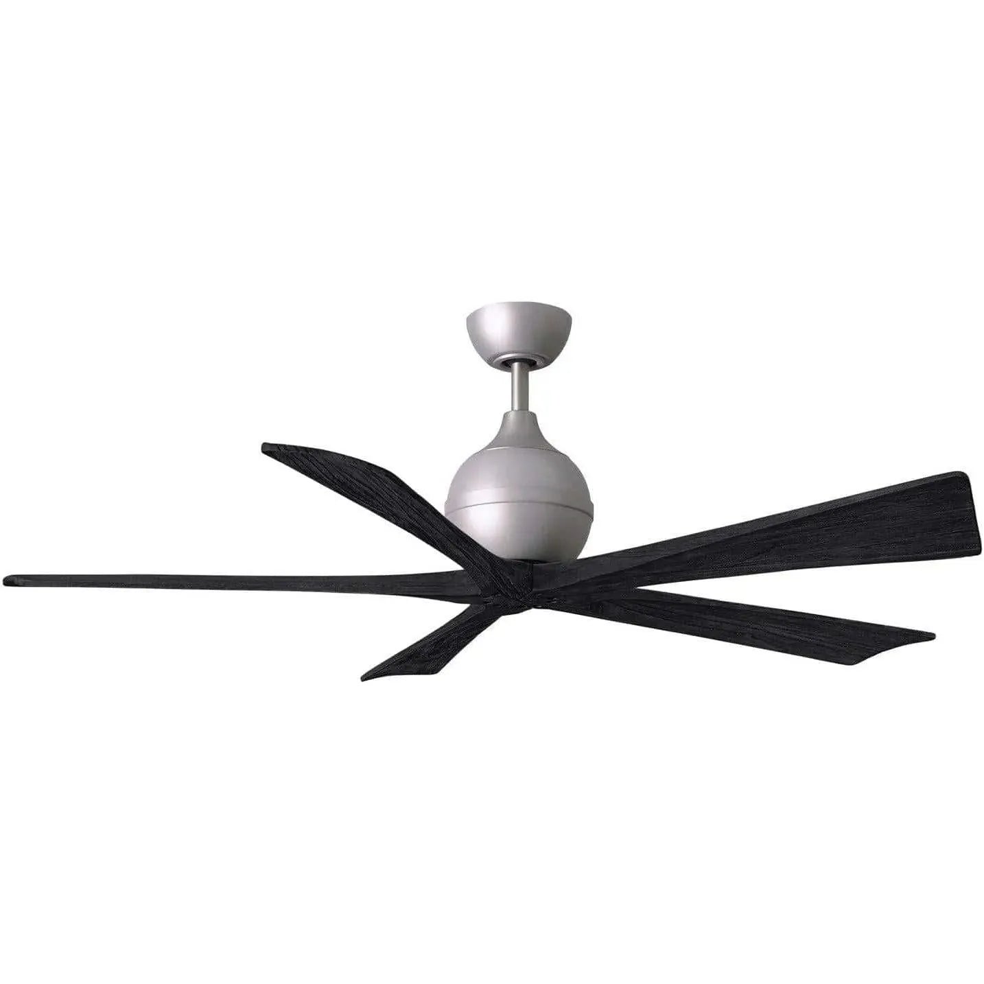 Matthews Fan Company - Irene 5 Ceiling Fan - IR5-BN-BK-60 | Montreal Lighting & Hardware