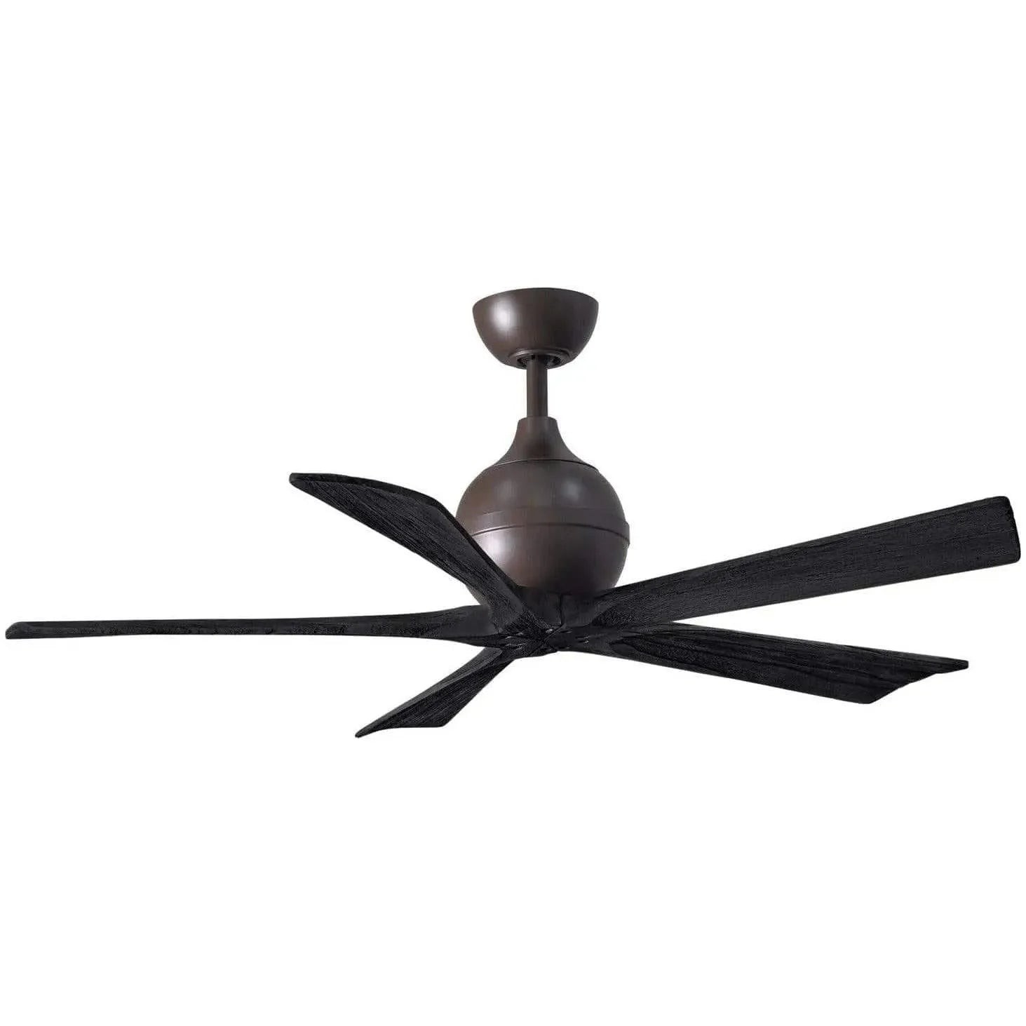 Matthews Fan Company - Irene 5 Ceiling Fan - IR5-TB-BK-52 | Montreal Lighting & Hardware