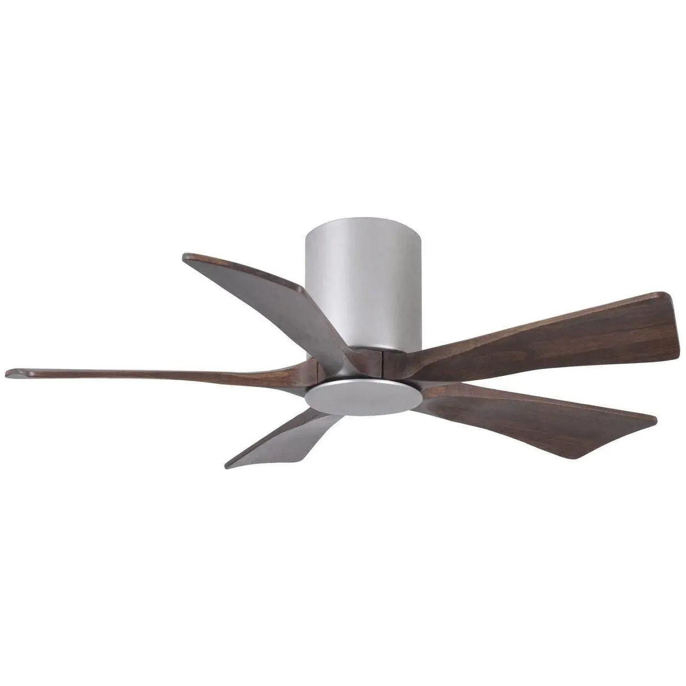 Matthews Fan Company - Irene 5 Hugger Ceiling Fan with Light Kit - IR5HLK-BN-WA-42 | Montreal Lighting & Hardware