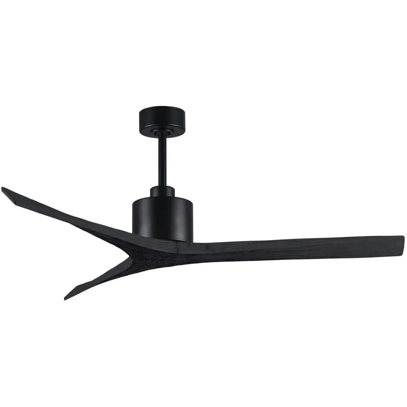 Matthews Fan Company - Mollywood Ceiling Fan - MW-BK-BK-60 | Montreal Lighting & Hardware