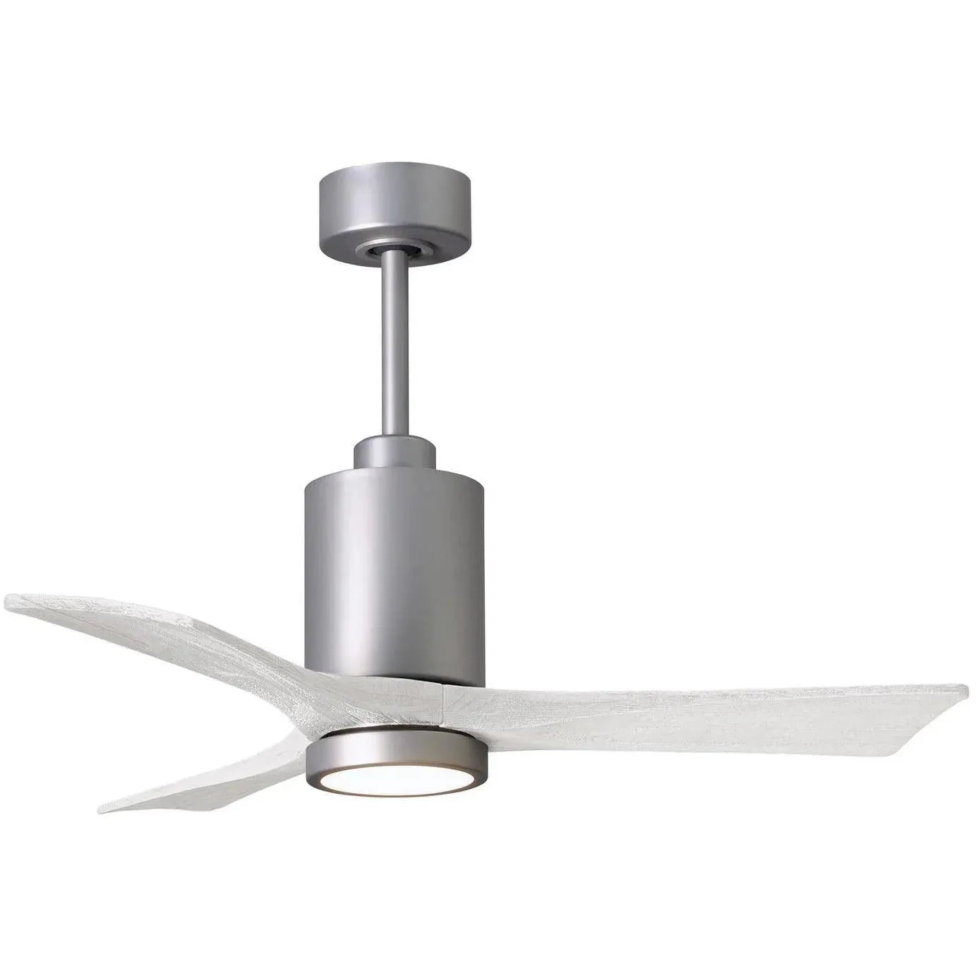 Matthews Fan Company - Patricia 3 Ceiling Fan - PA3-BN-MWH-42 | Montreal Lighting & Hardware