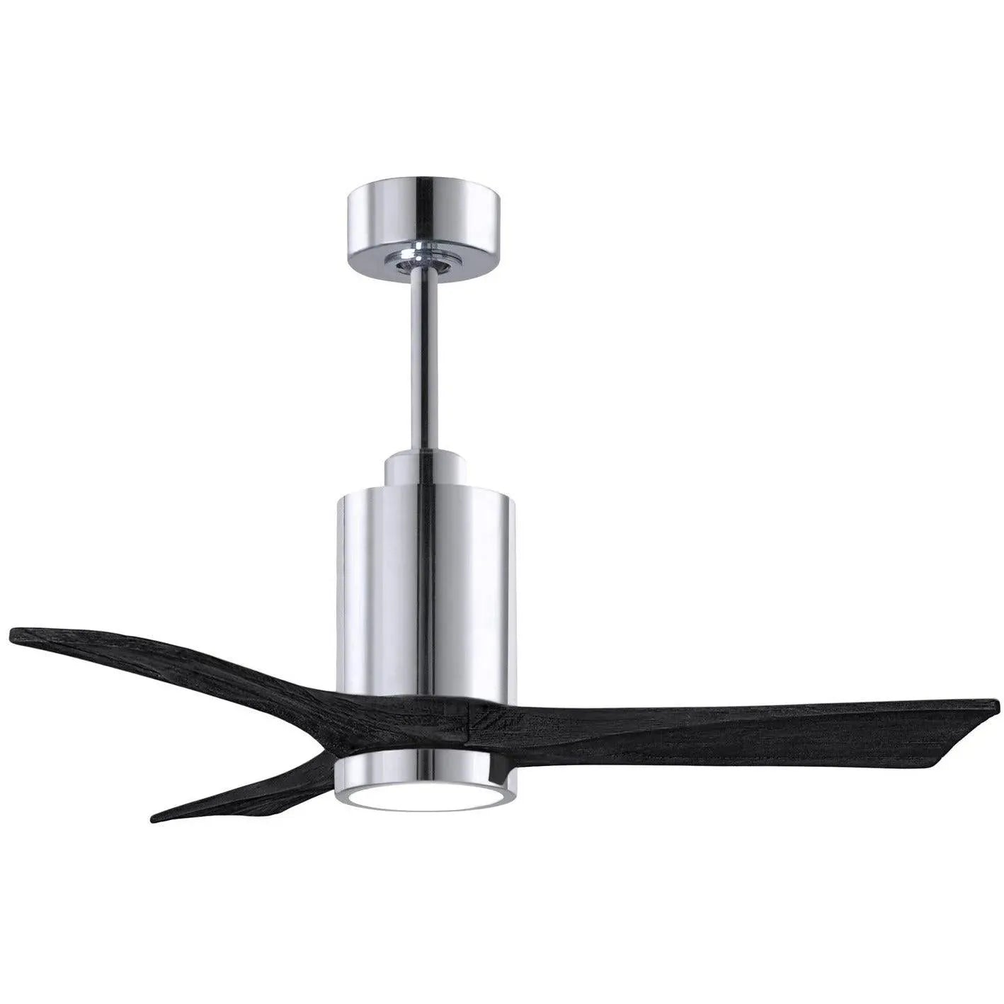 Matthews Fan Company - Patricia 3 Ceiling Fan - PA3-CR-BK-42 | Montreal Lighting & Hardware