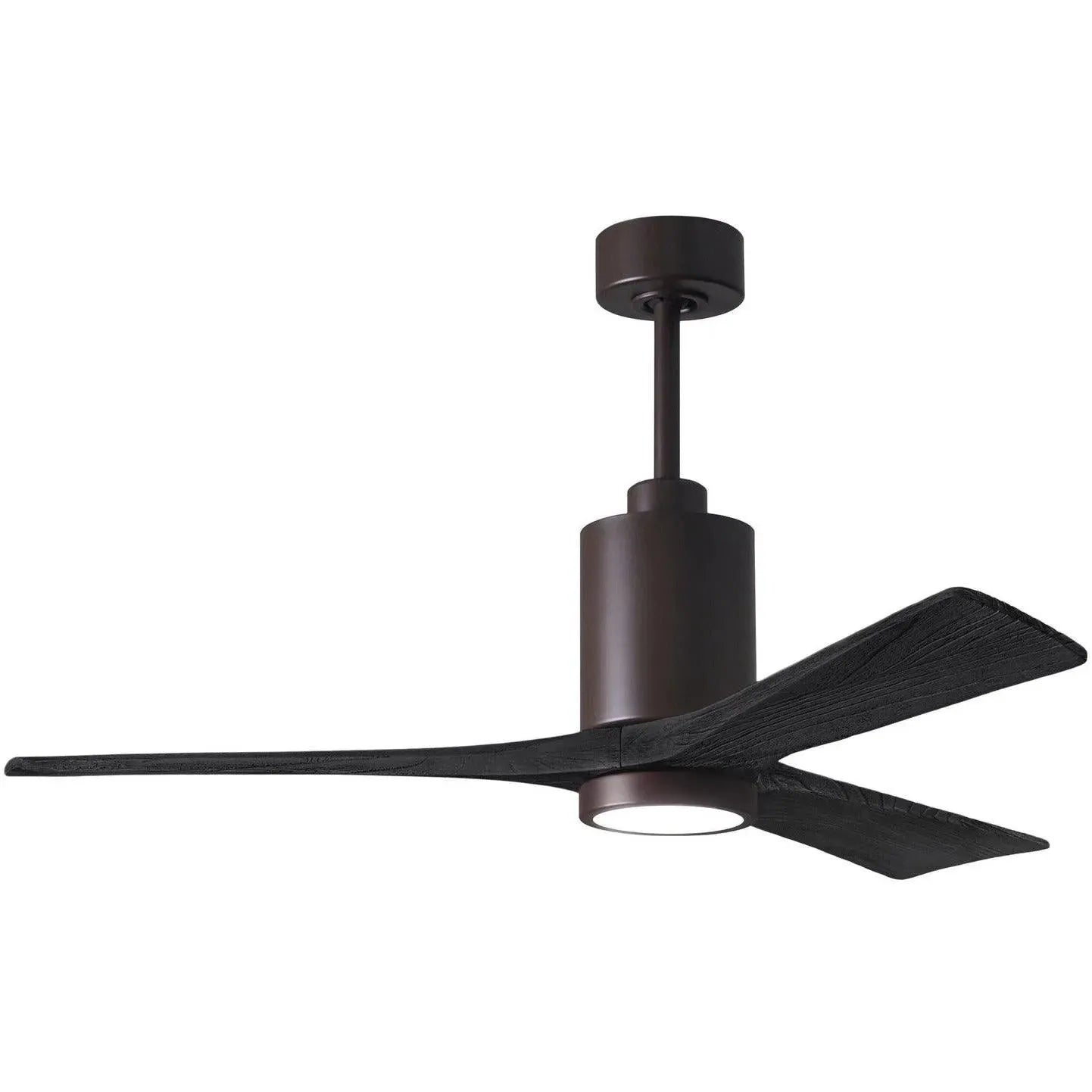 Matthews Fan Company - Patricia 3 Ceiling Fan - PA3-TB-BK-52 | Montreal Lighting & Hardware