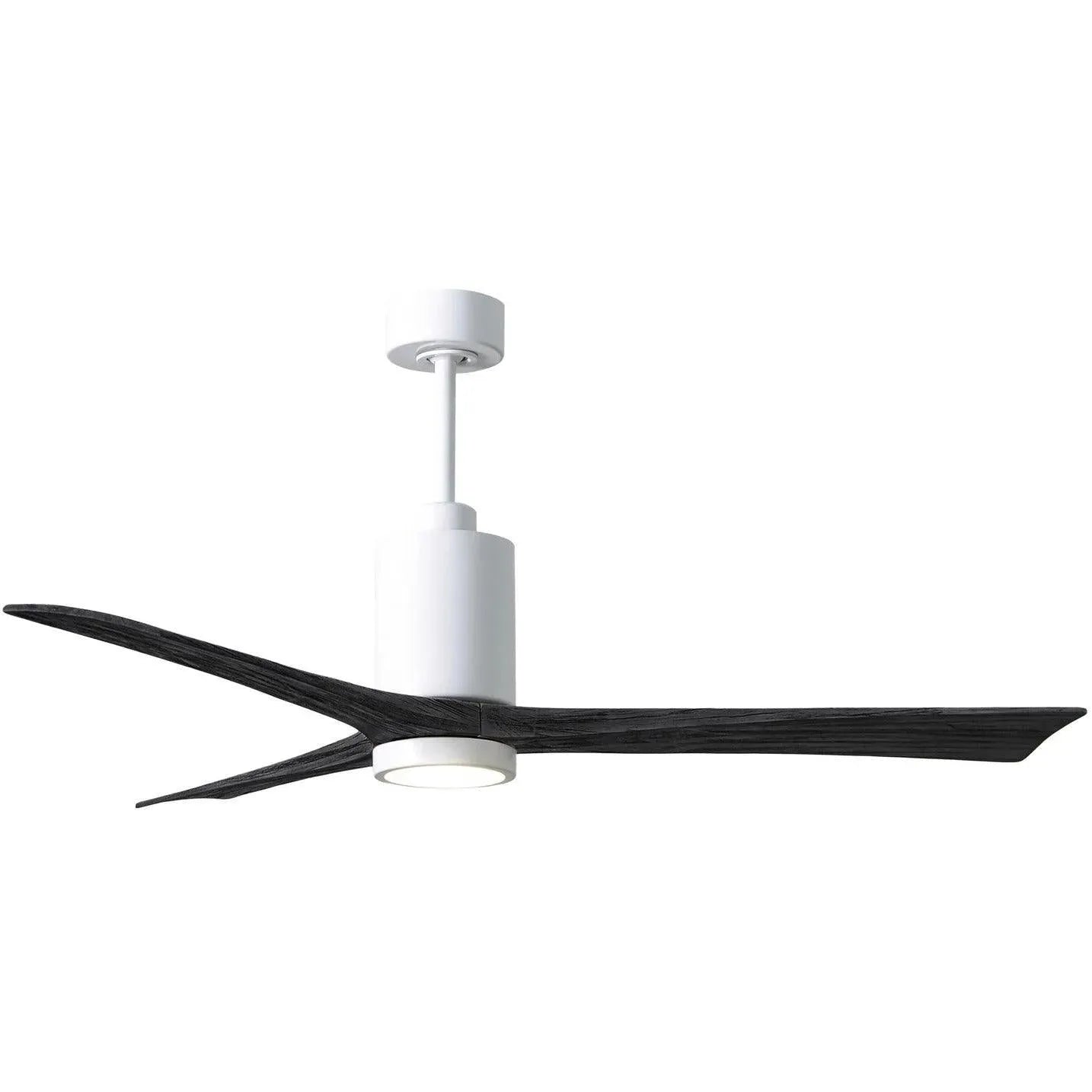 Matthews Fan Company - Patricia 3 Ceiling Fan - PA3-WH-BK-60 | Montreal Lighting & Hardware