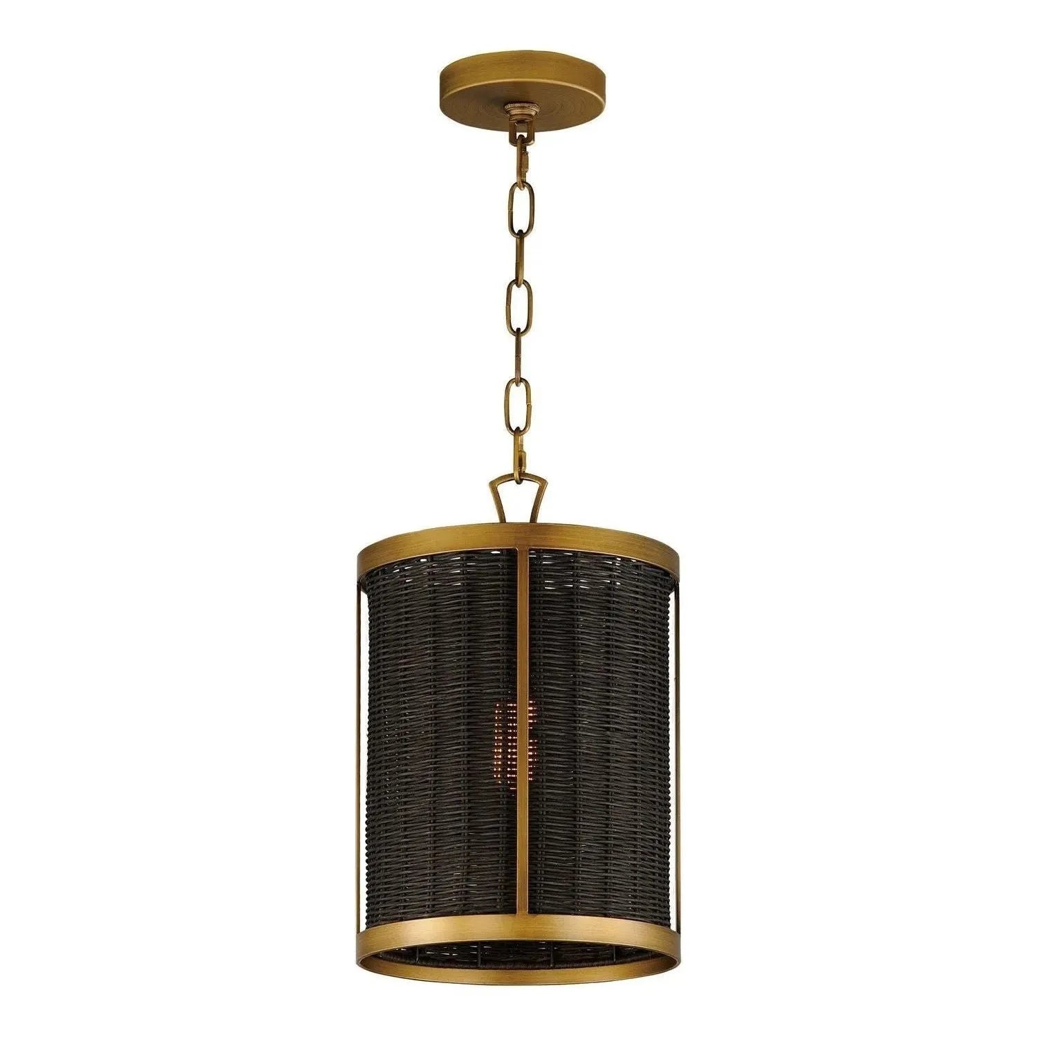 Maxim Lighting - Rattan Pendant - 14462BRNAB | Montreal Lighting & Hardware