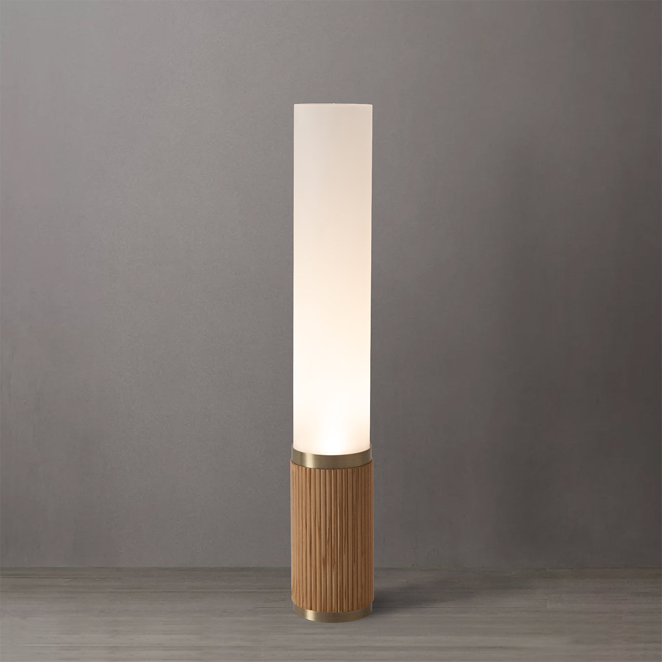 Nova of California 1110800ASH Tambo Cylindro in Weathered Brass & Walnut (ASH)