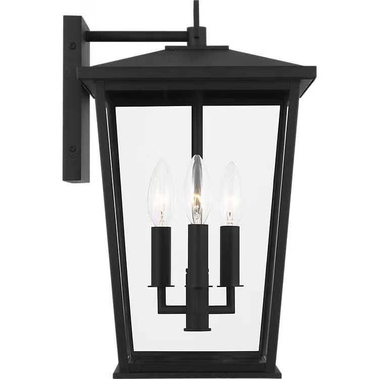 Generation Lighting GLO1403TXB Linton Lantern in Textured Black