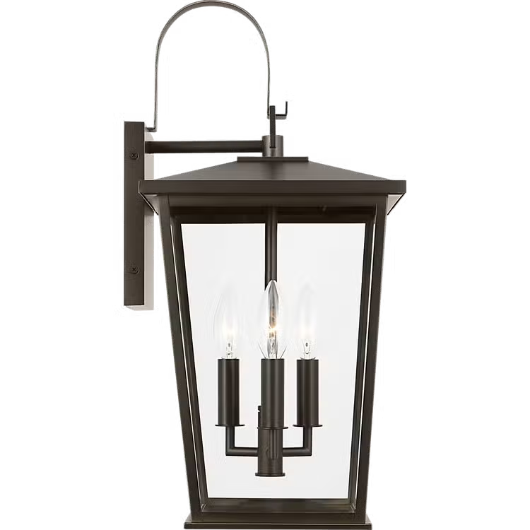 Generation Lighting GLO1403ANBZ Linton Lantern in Antique Bronze