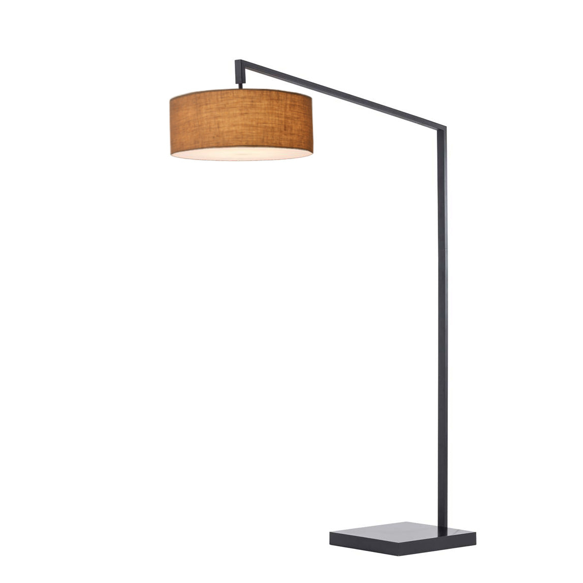 Lampe de chevet arc extensible à 1 lumière Nova of California 2110924BU, noire