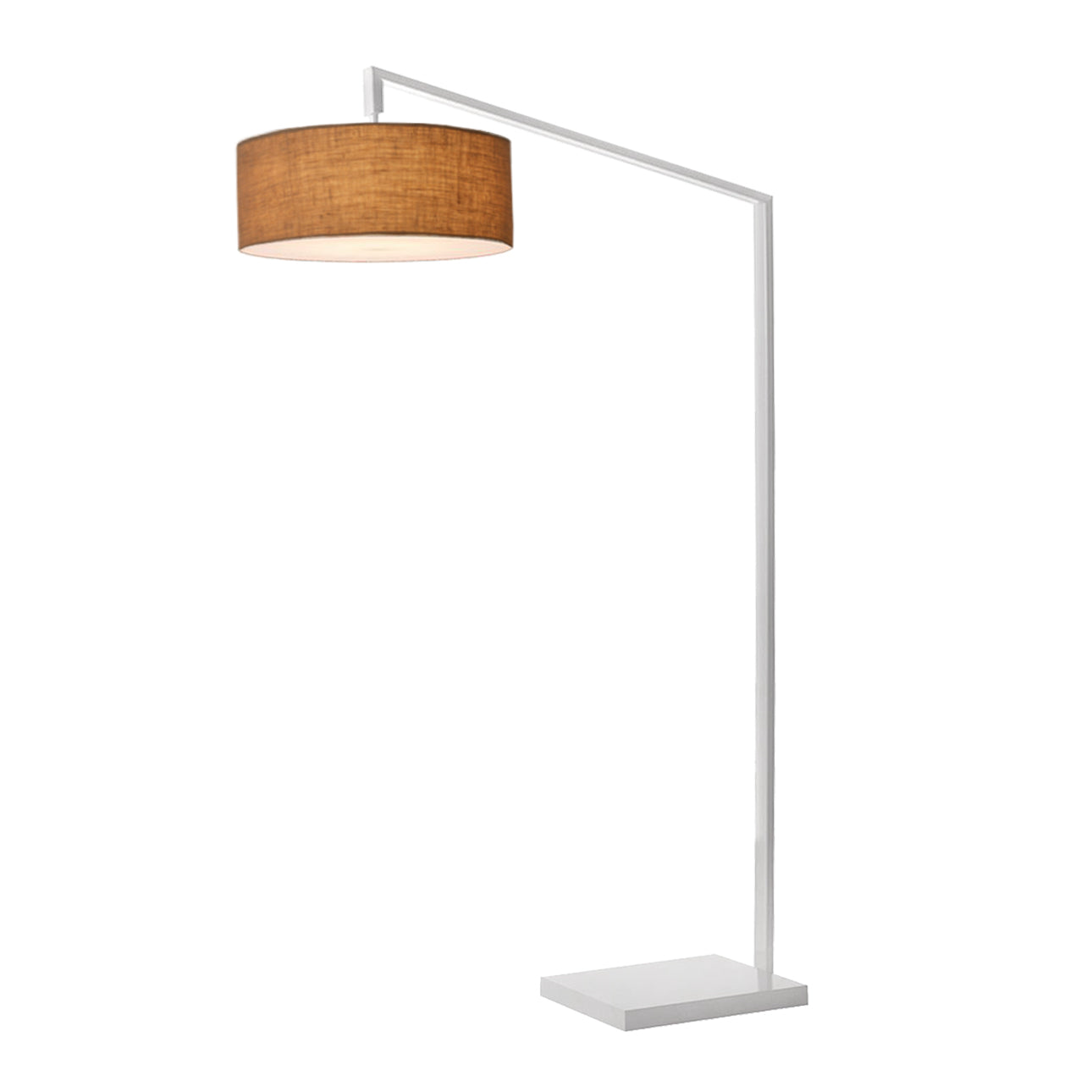 Lampe de chevet arc extensible à une lumière Nova of California 2110927BU, blanche