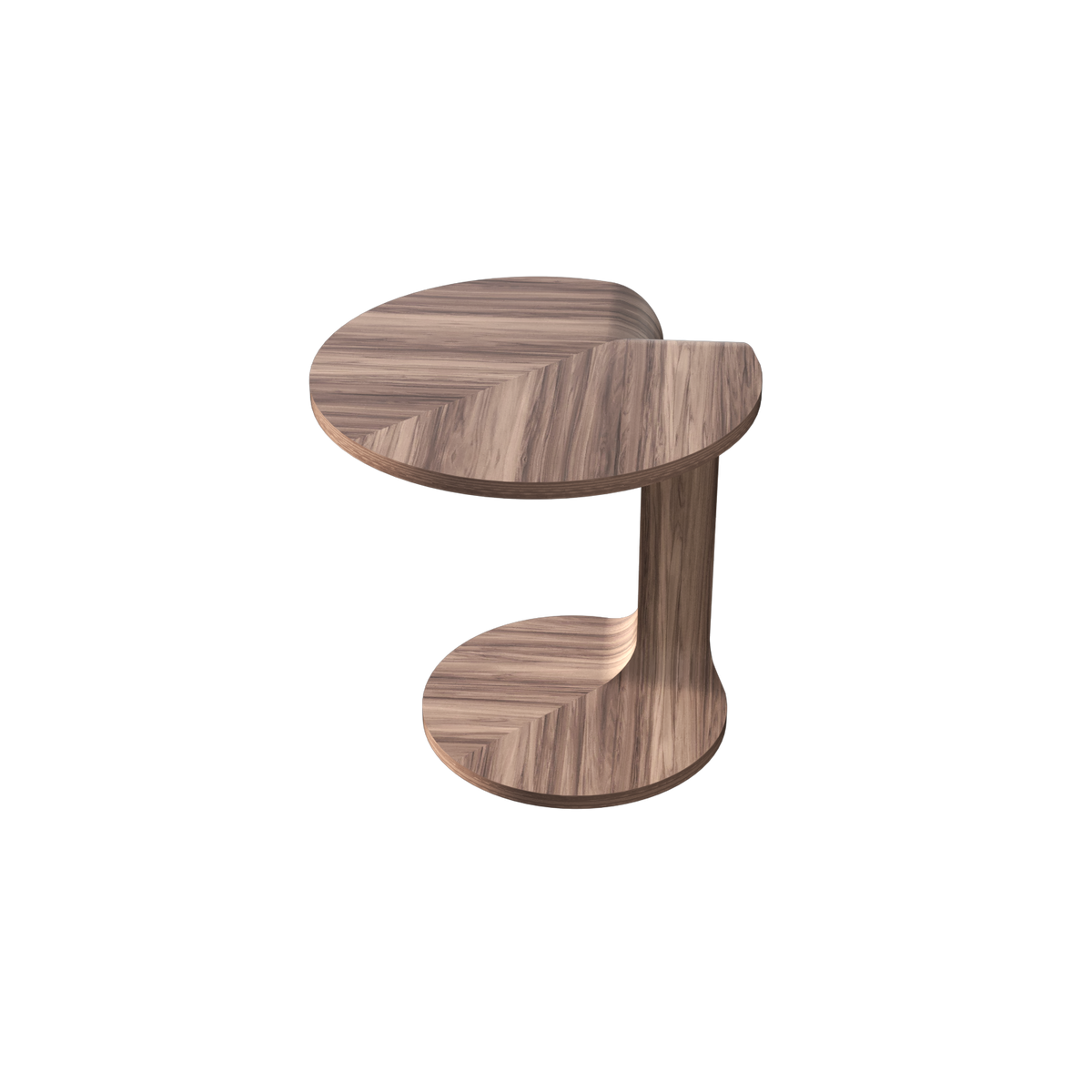 Accord Lighting F1013.18 Bloom Accord Side Table in American Walnut