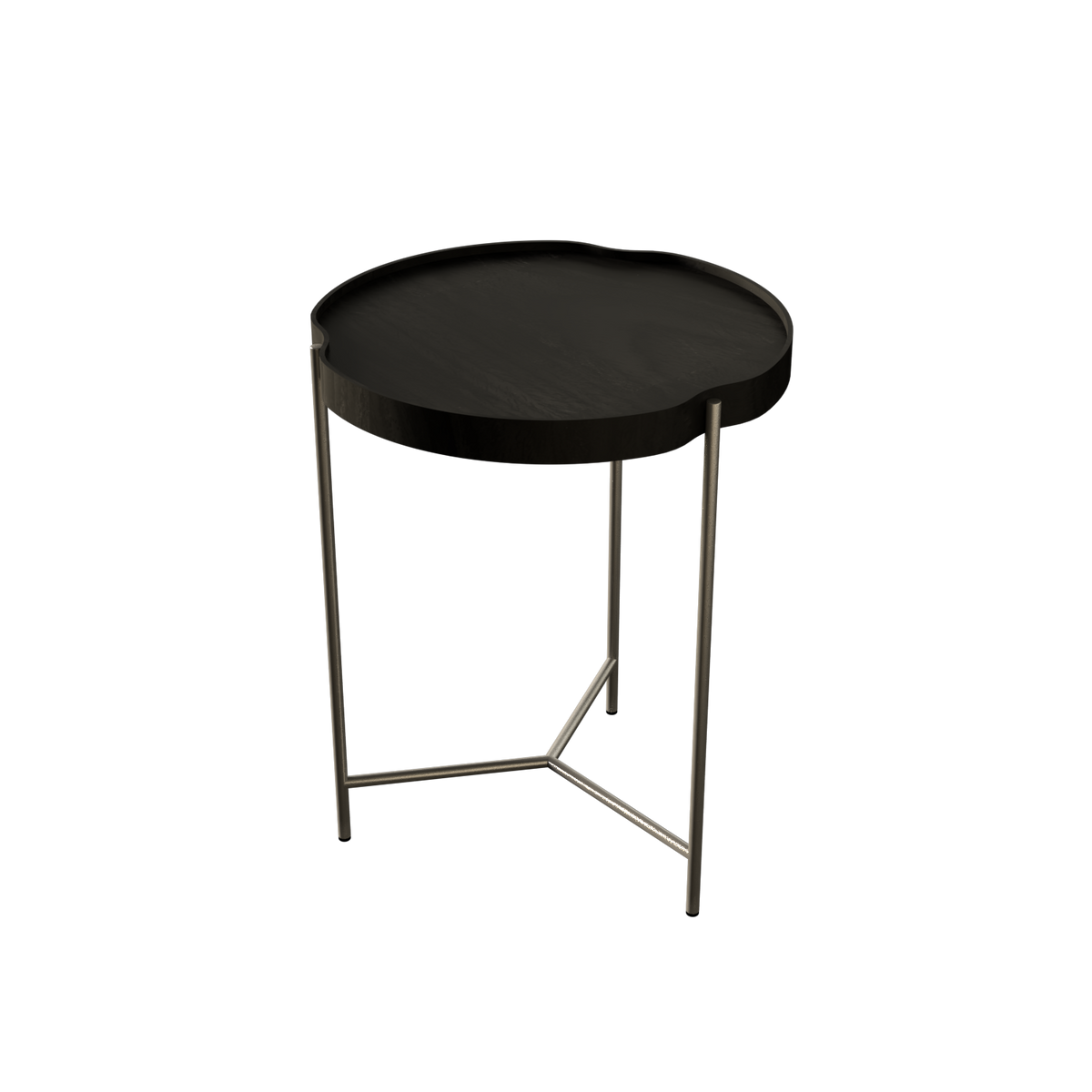 Accord Lighting F1006.44 Flow Accord Side Table in Charcoal