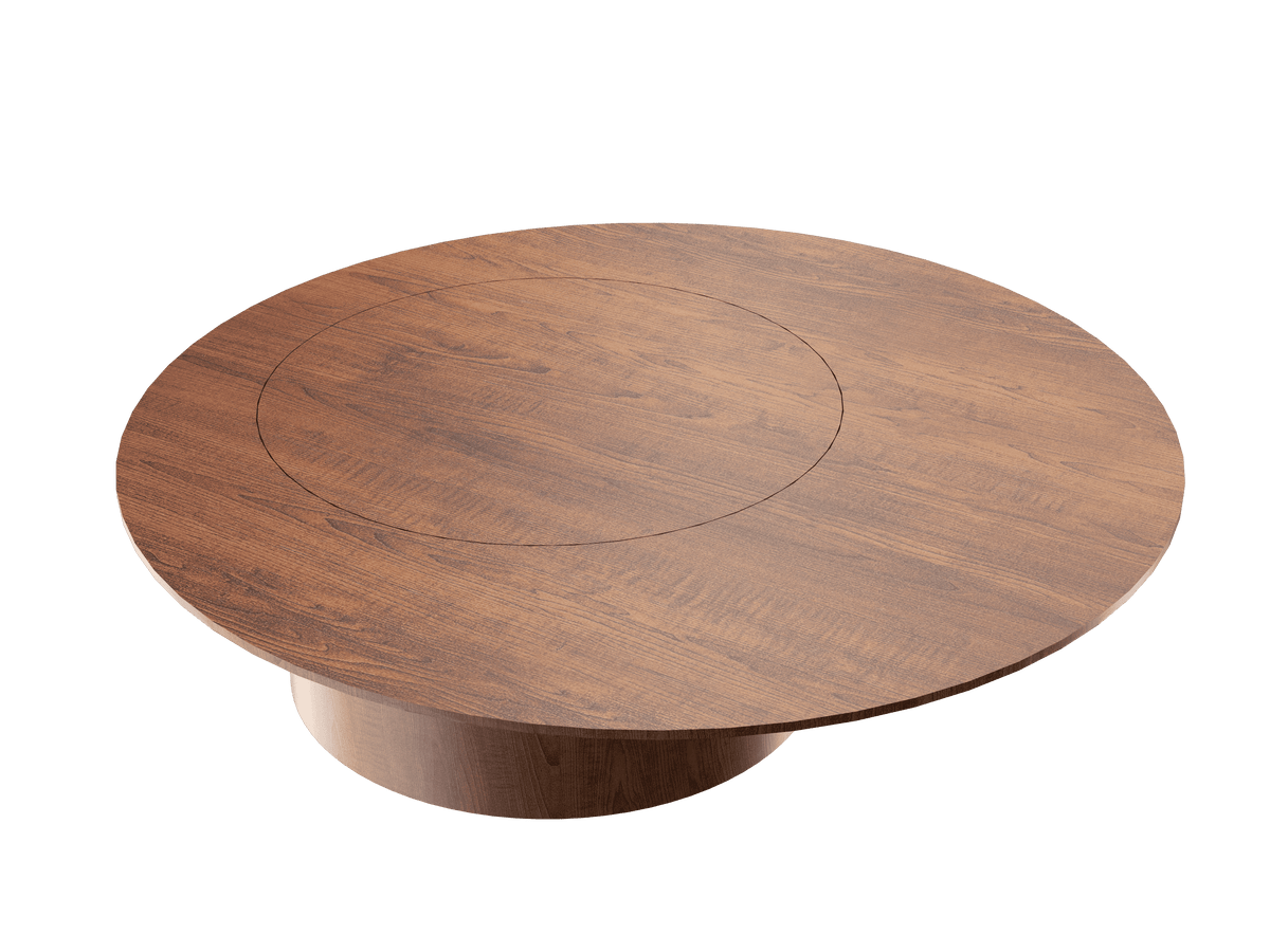 Accord Lighting F1046.06 Cylindrical Accord Coffee Table in Imbuia