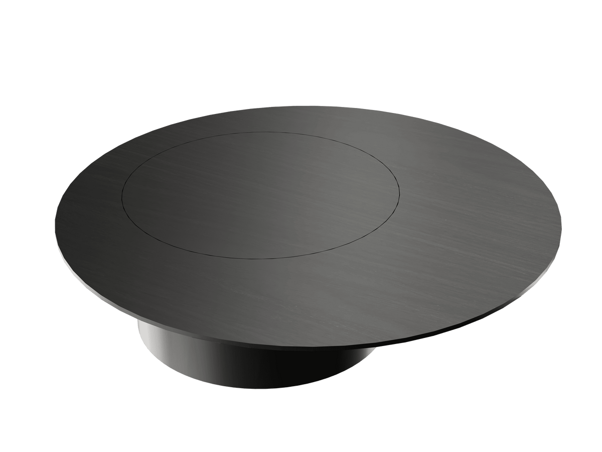 Accord Lighting F1046.44 Cylindrical Accord Coffee Table in Charcoal