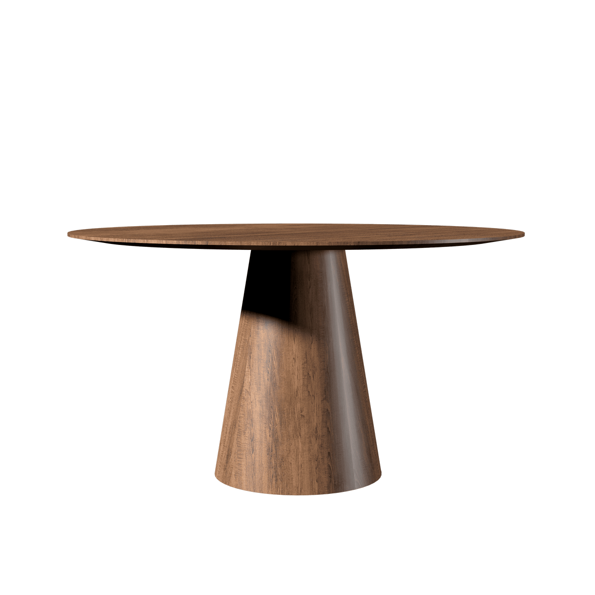 Table de salle à manger Accord Lighting F1056.06 Conic Accord, plateau plat, finition imbuia