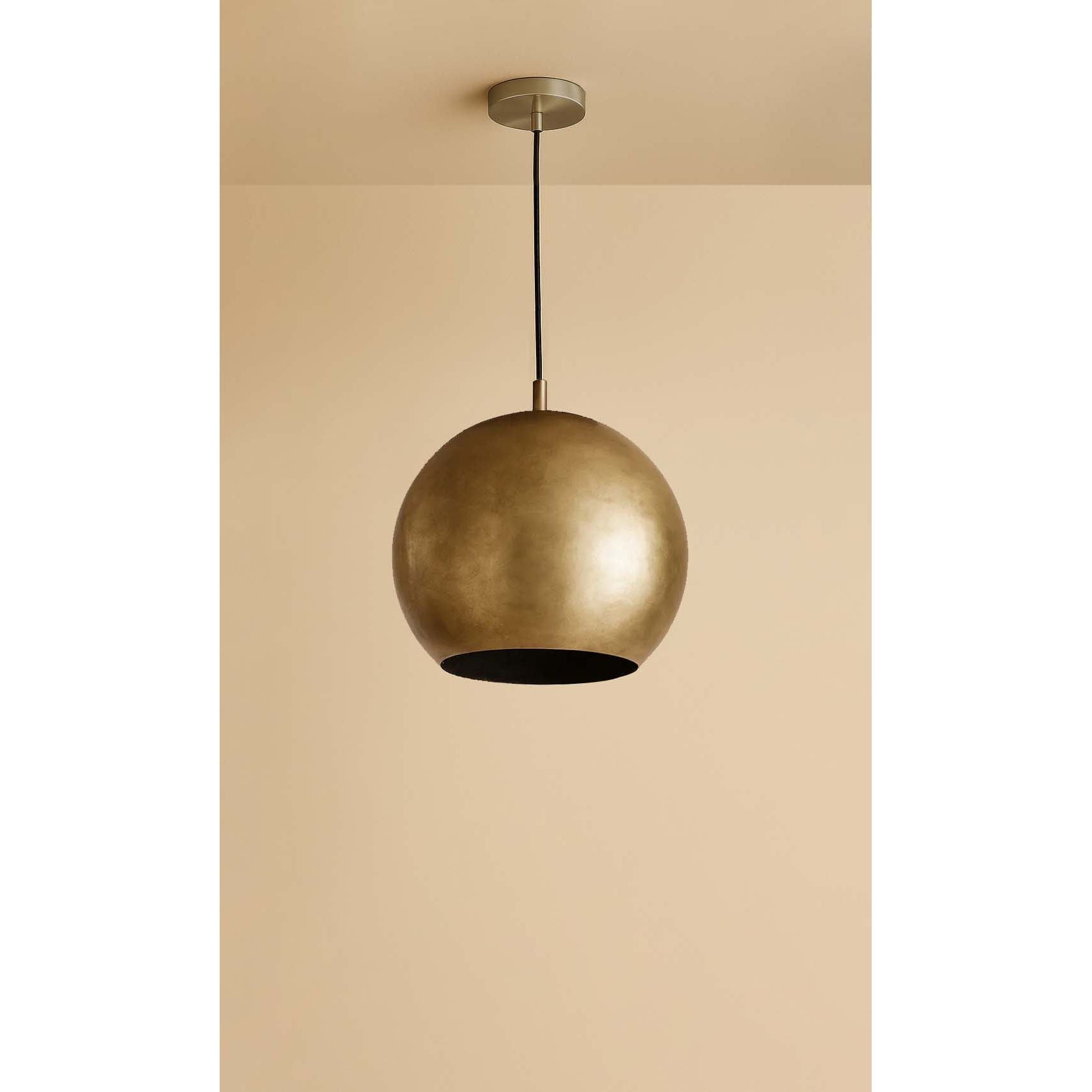 Dounia Home - DH-MISPENLIG-SM-AB - Mishal Pendant Light - Antique Brass