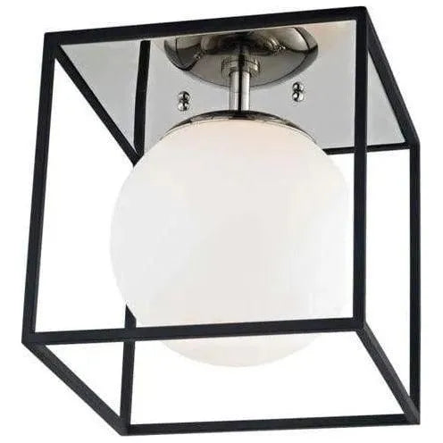 Mitzi - Aira Flush Mount - H141501S-PN/BK | Montreal Lighting & Hardware