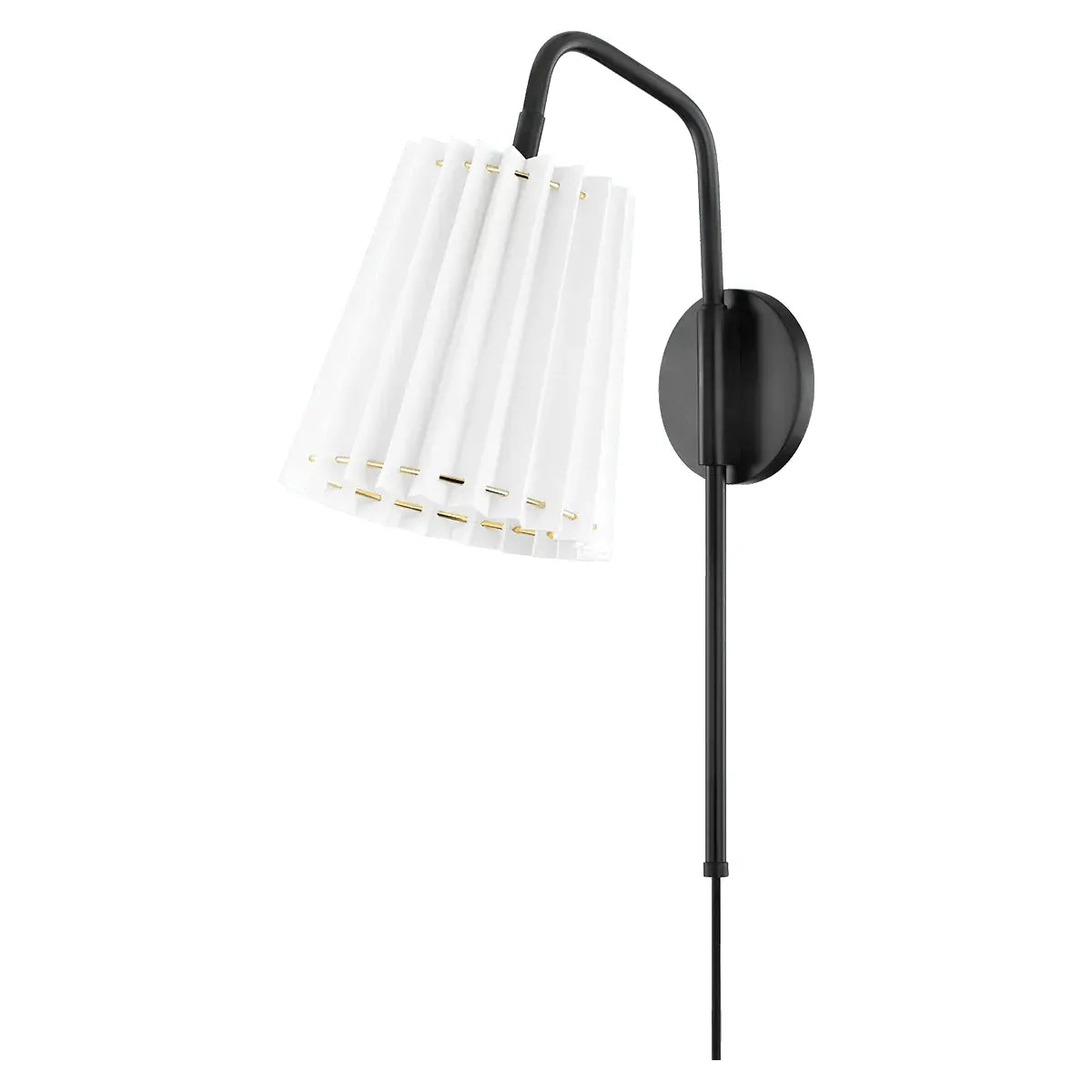 Mitzi - Demi Plug-In Wall Sconce - HL476101-SBK | Montreal Lighting & Hardware