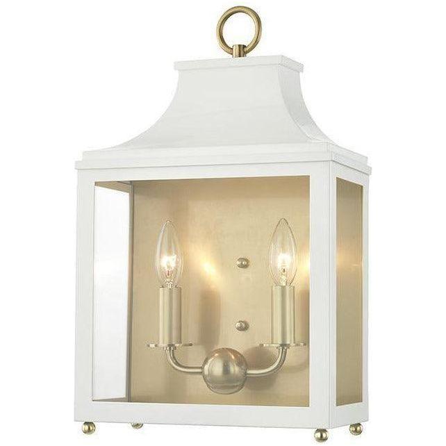 Mitzi - Leigh Wall Sconce - H259102-AGB/WH | Montreal Lighting & Hardware