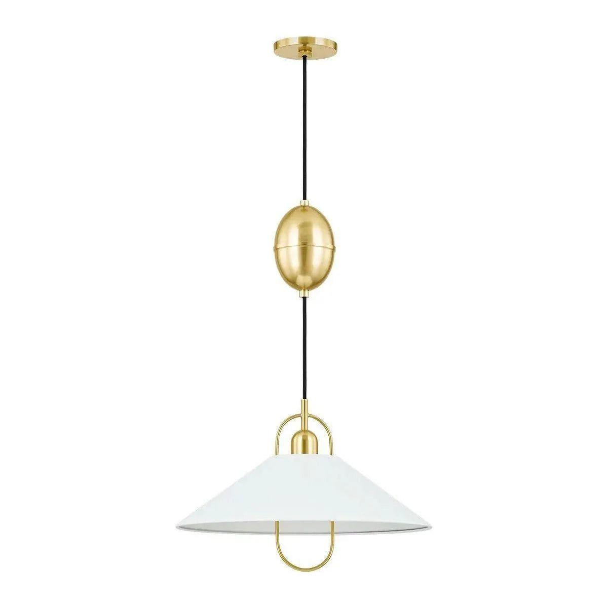 Mitzi - Mariel Pendant - H866701-AGB/SWH | Montreal Lighting & Hardware