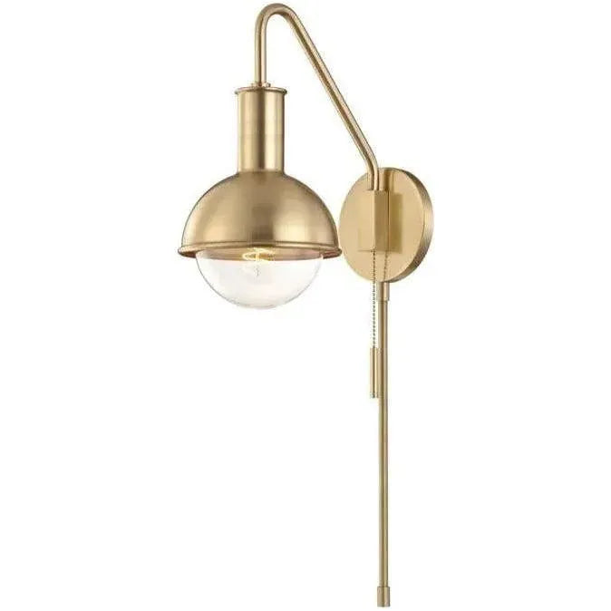 Mitzi - Riley Plug-In Wall Sconce - HL111101-AGB | Montreal Lighting & Hardware