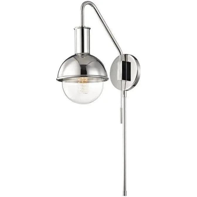 Mitzi - Riley Plug-In Wall Sconce - HL111101-PN | Montreal Lighting & Hardware