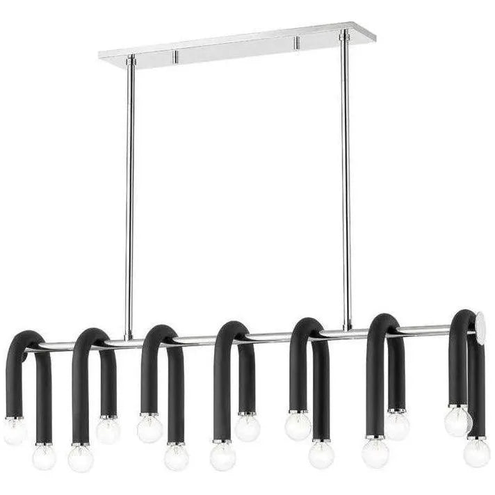 Mitzi - Whit Island Pendant - H382914-PN/BK | Montreal Lighting & Hardware