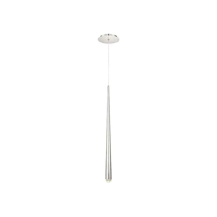 Modern Forms - Cascade LED Crystal Pendant - PD-41728-PN | Montreal Lighting & Hardware