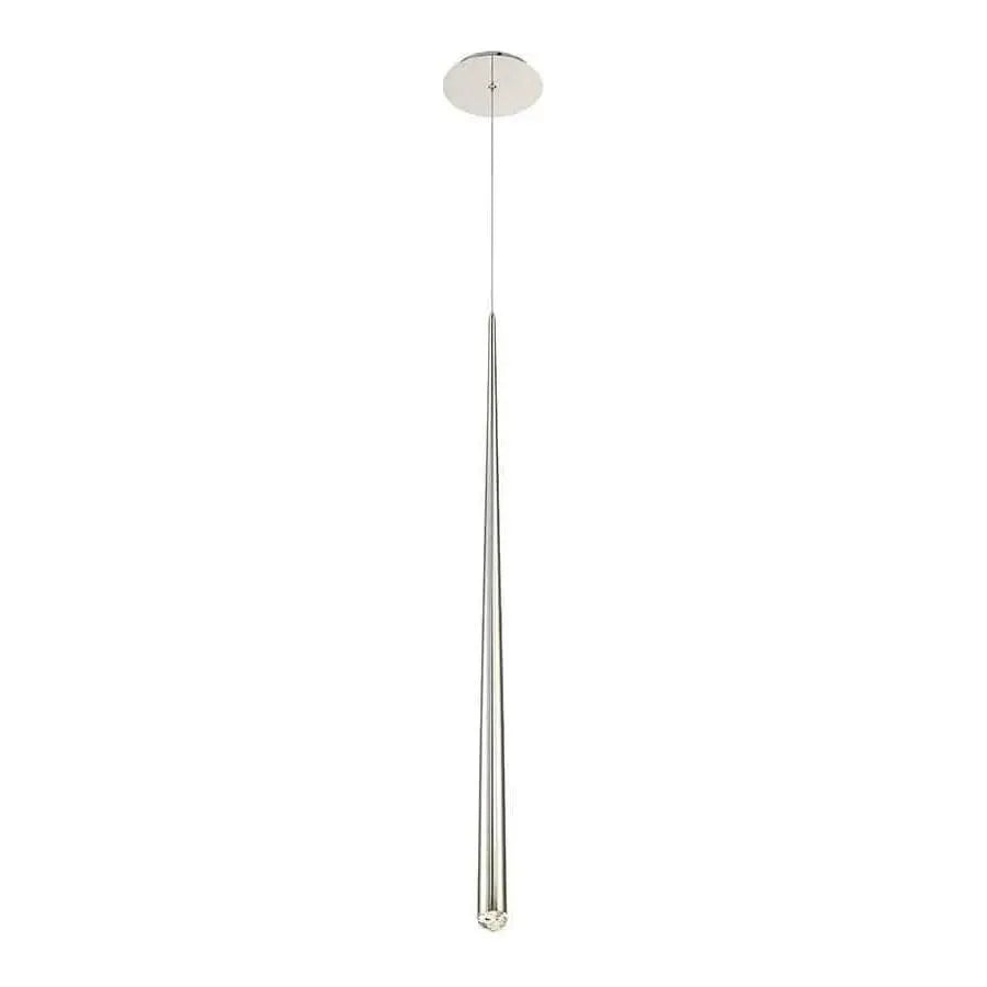 Modern Forms - Cascade LED Crystal Pendant - PD-41737-PN | Montreal Lighting & Hardware