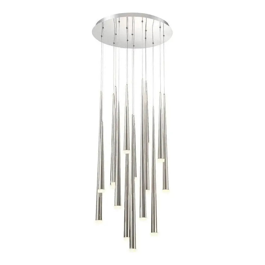 Modern Forms - Cascade LED Multi-Light Pendant, 15-Light - PD-41815R-PN | Montreal Lighting & Hardware