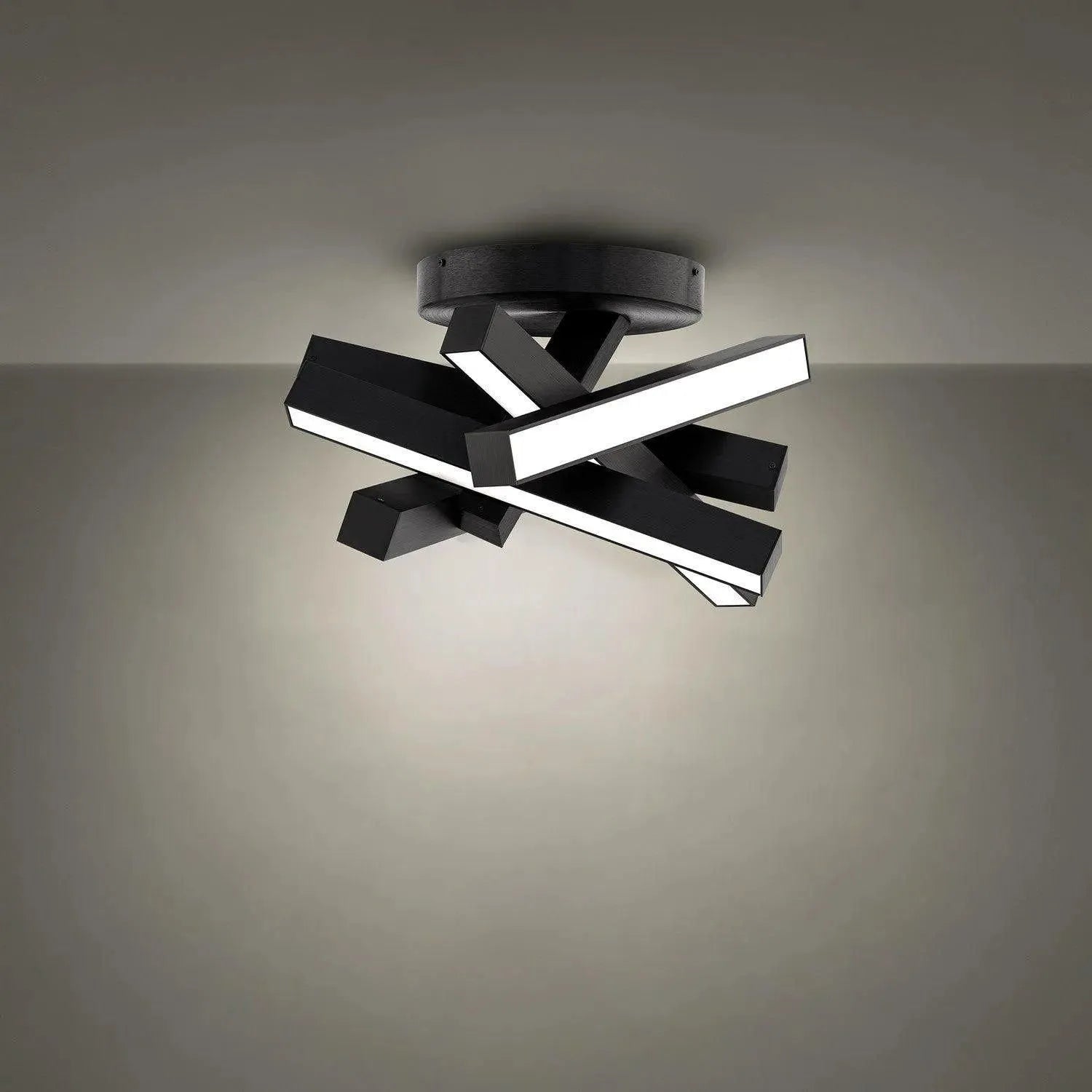 Modern Forms - Chaos LED Flush Mount - FM-64817-BK | Montreal Lighting & Hardware
