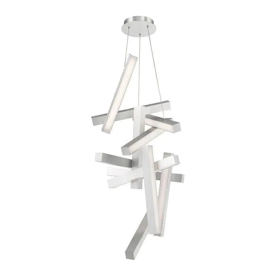 Modern Forms - Chaos LED Vertical Chandelier - PD-64849-AL | Montreal Lighting & Hardware