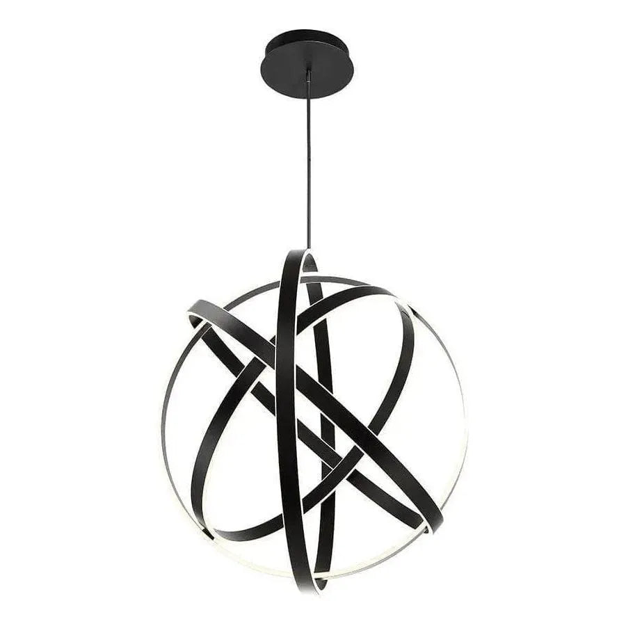 Modern Forms - Kinetic LED Chandelier - PD-61738-BK | Montreal Lighting & Hardware