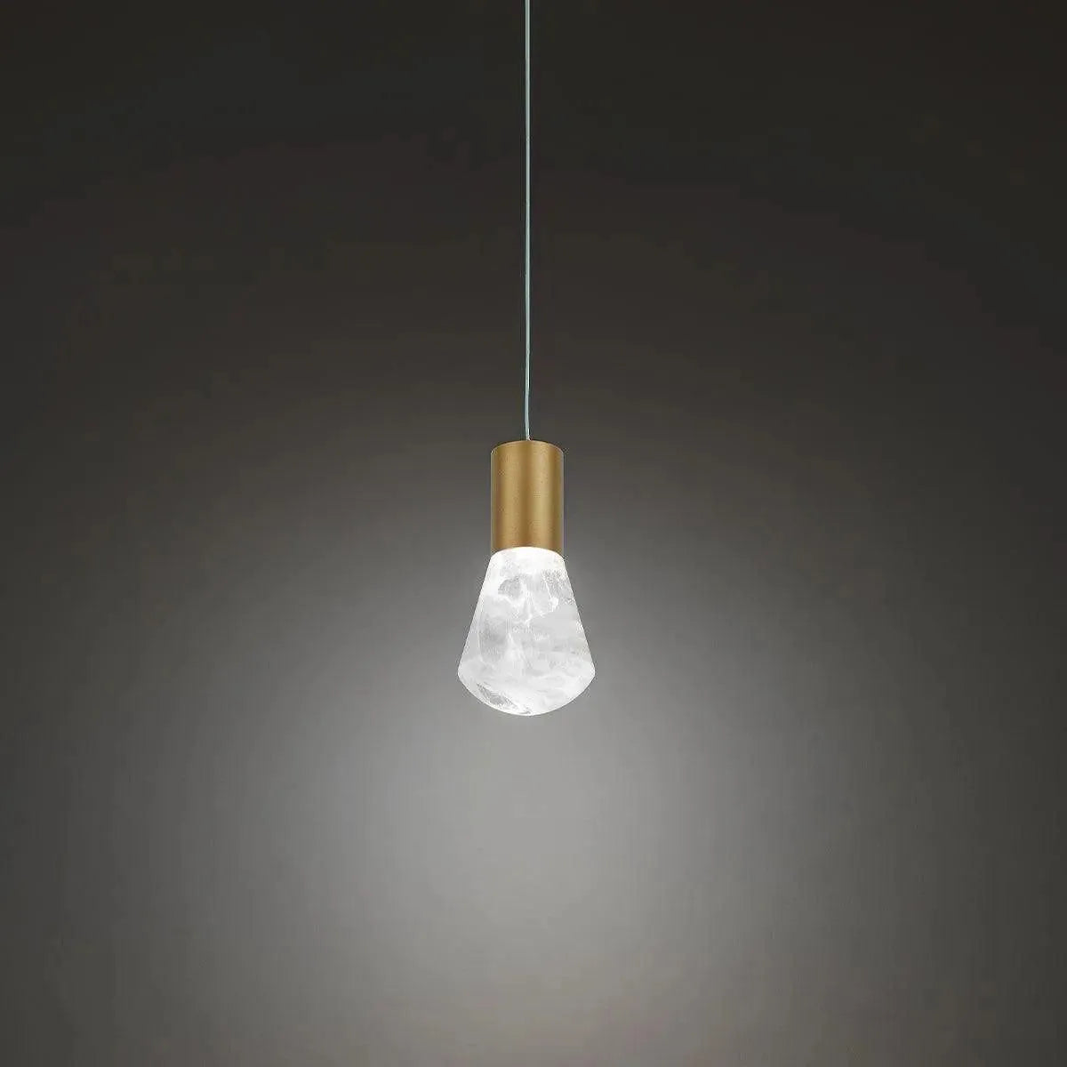 Formes modernes - LED prune Suspension - PD-40106-AB | Montreal Luminaire & Quincaillerie
