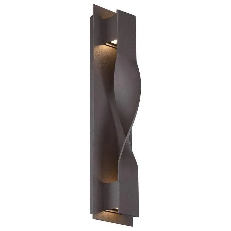 Modern Forms - Twist LED Outdoor Wall Mount - WS-W5620-BZ | Montreal Lighting & Hardware