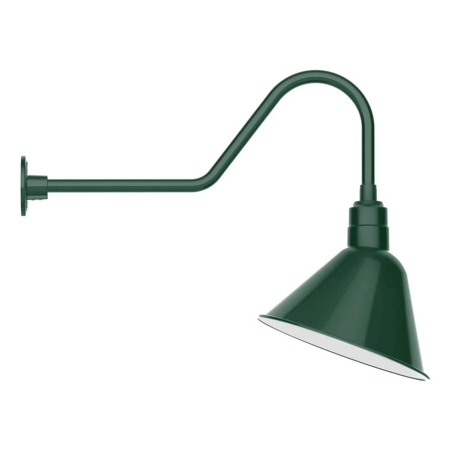 Montclair Light Works - Angle 14" Gooseneck Wall Light - GNC104-42 | Montreal Lighting & Hardware