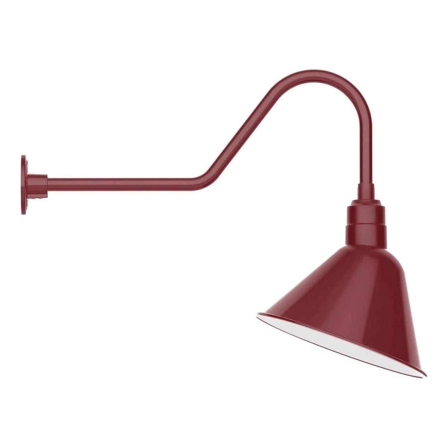 Montclair Light Works - Angle 14" Gooseneck Wall Light - GNC104-55 | Montreal Lighting & Hardware