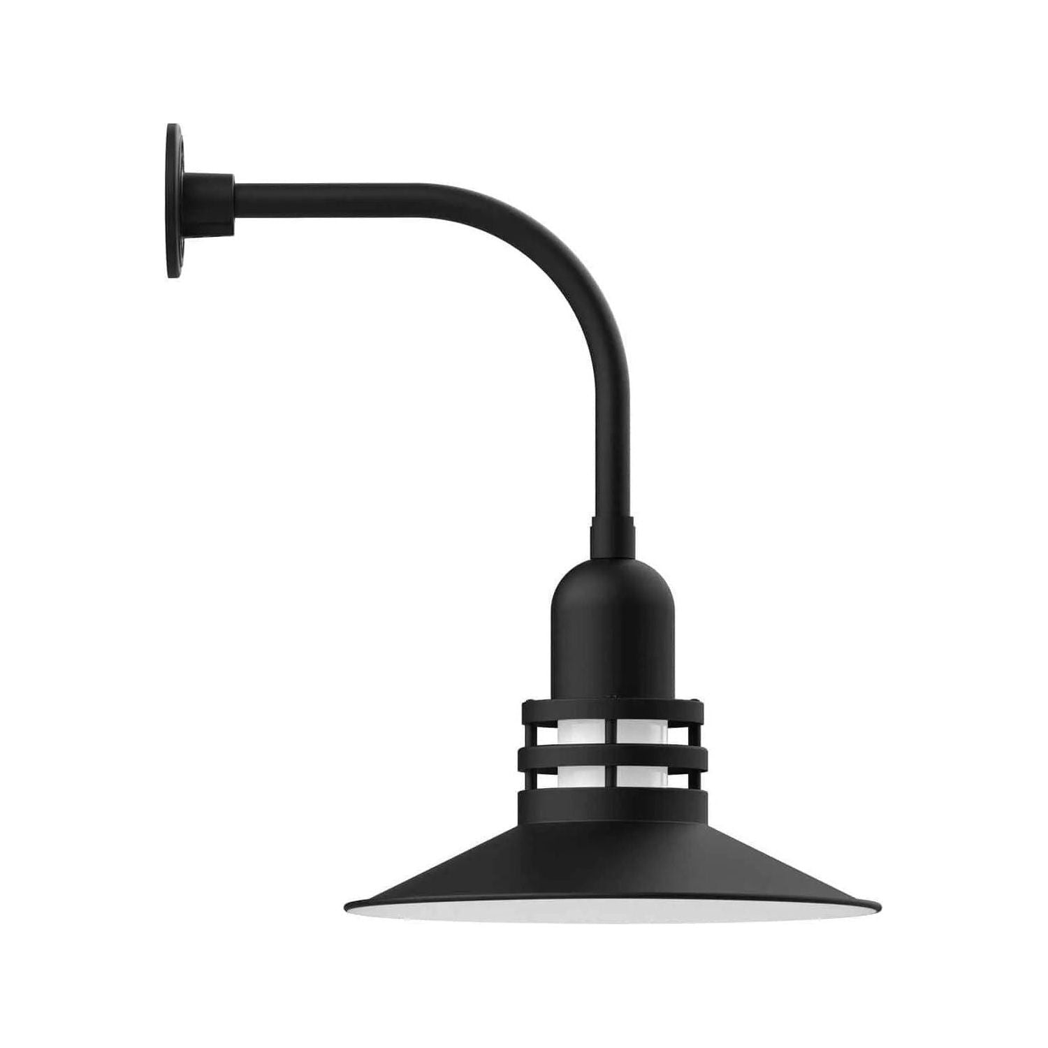 Montclair Light Works - Atomic 16" Curved Arm Wall Light - GNU149-41 | Montreal Lighting & Hardware