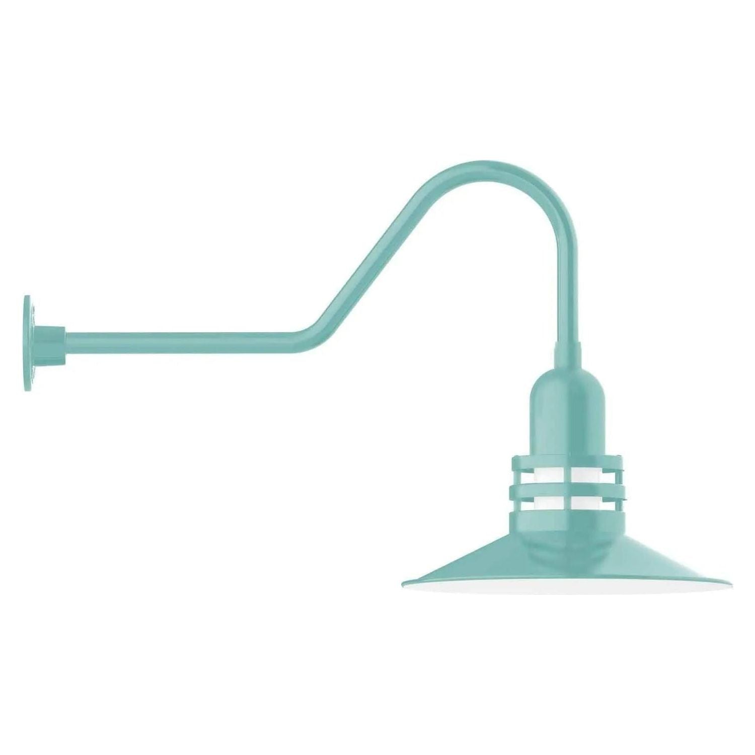 Montclair Light Works - Atomic 16" Gooseneck Wall Light - GNC149-48 | Montreal Lighting & Hardware