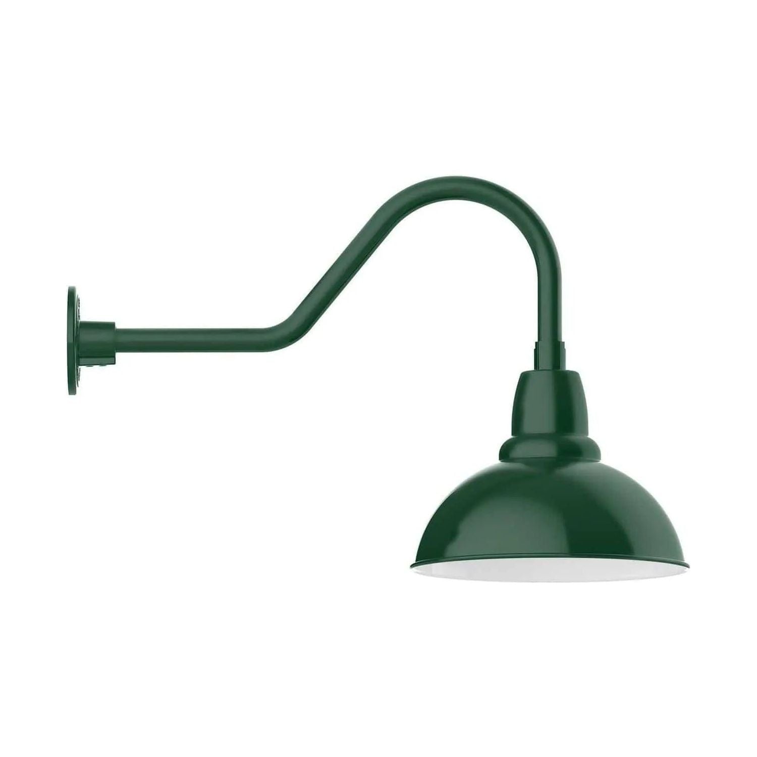 Montclair Light Works - Cafe 12" Gooseneck Wall Light - GNB106-42 | Montreal Lighting & Hardware