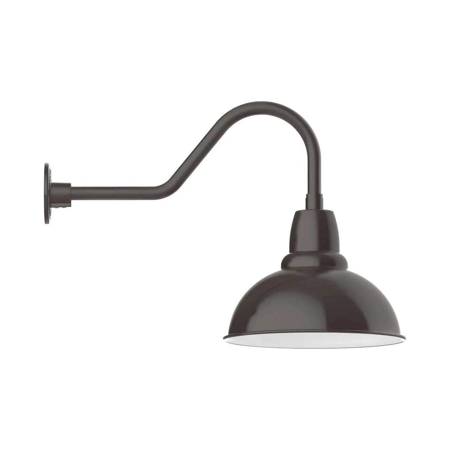 Montclair Light Works - Cafe 14" Gooseneck Wall Light - GNB107-51 | Montreal Lighting & Hardware