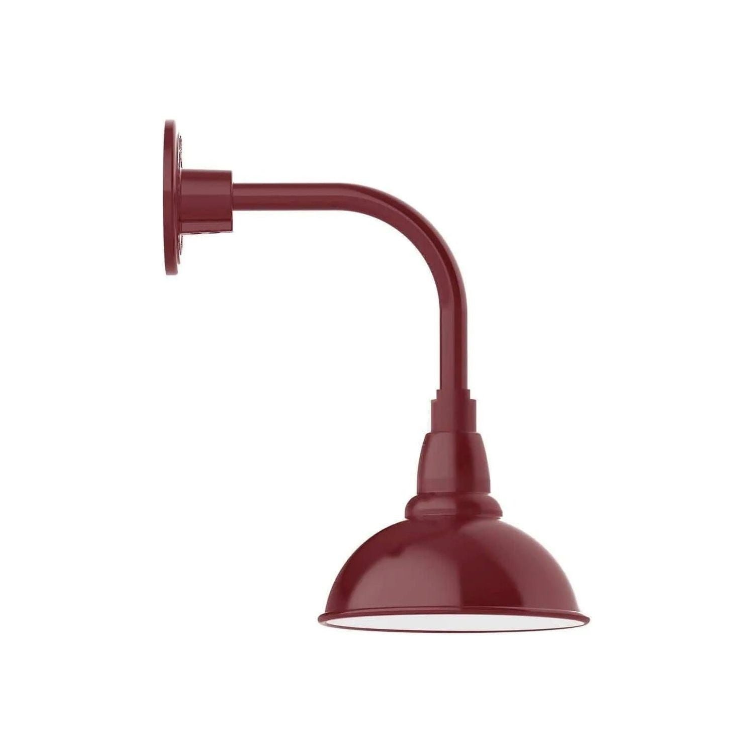 Montclair Light Works - Cafe 8" Curved Arm Wall Light - GNT105-55 | Montreal Lighting & Hardware