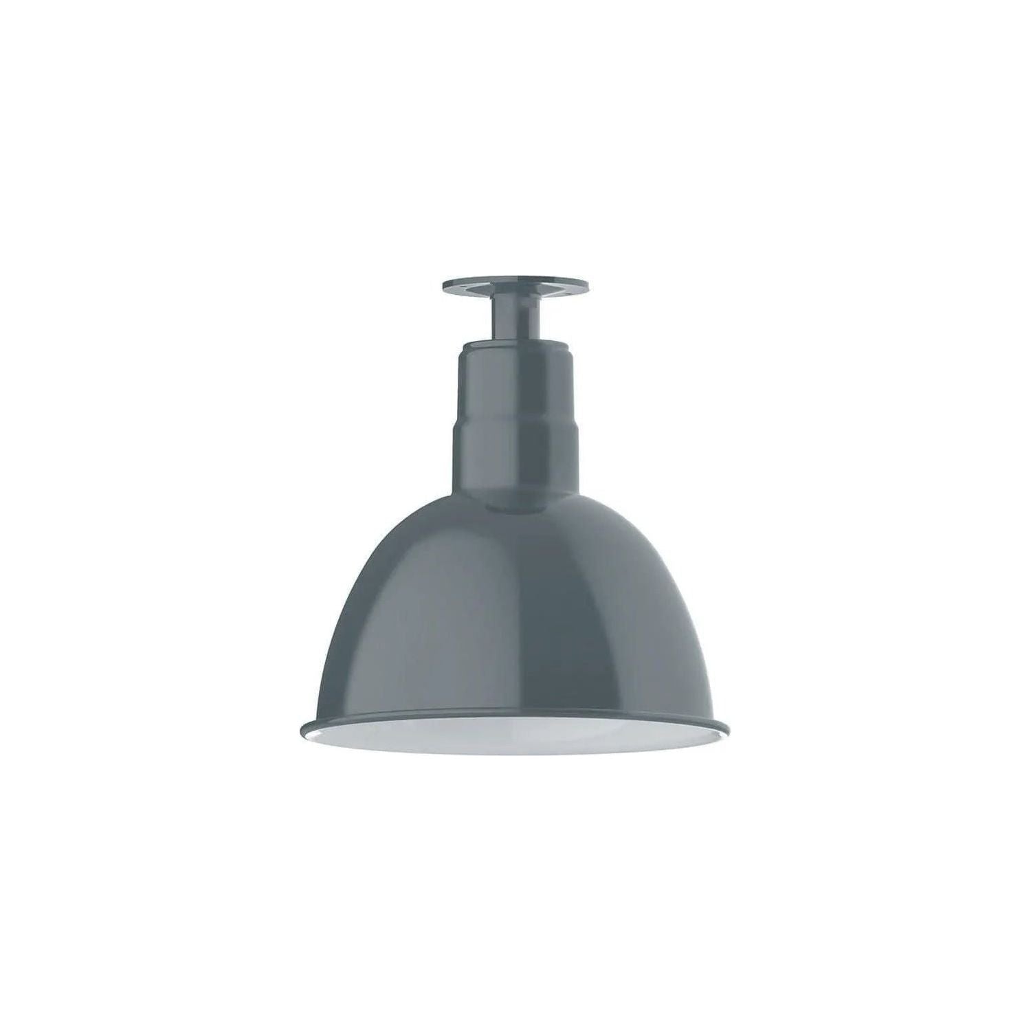 Montclair Light Works - Deep Bowl 12" Flush Mount - FMB116-40 | Montreal Lighting & Hardware