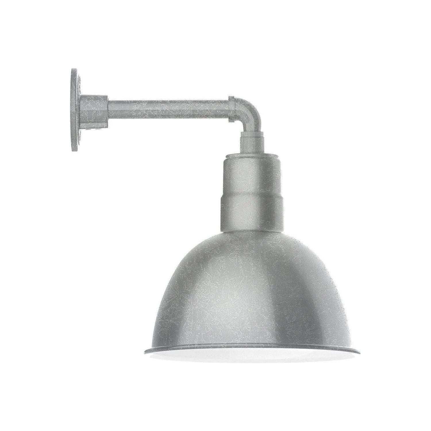 Montclair Light Works - Deep Bowl 12" Straight Arm Wall Light - GNN116-49 | Montreal Lighting & Hardware