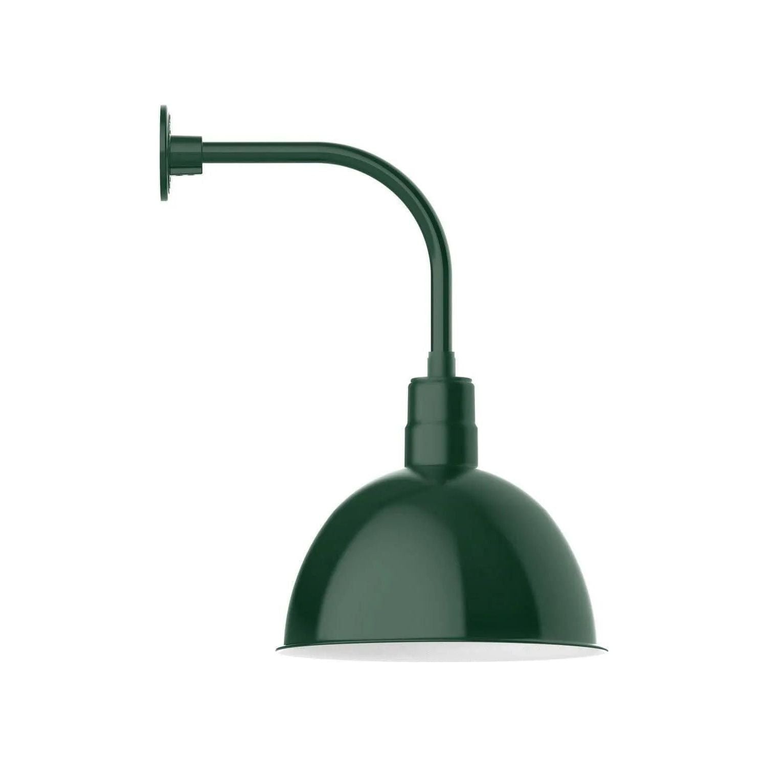 Montclair Light Works - Deep Bowl 16" Curved Arm Wall Light - GNU117-42 | Montreal Lighting & Hardware
