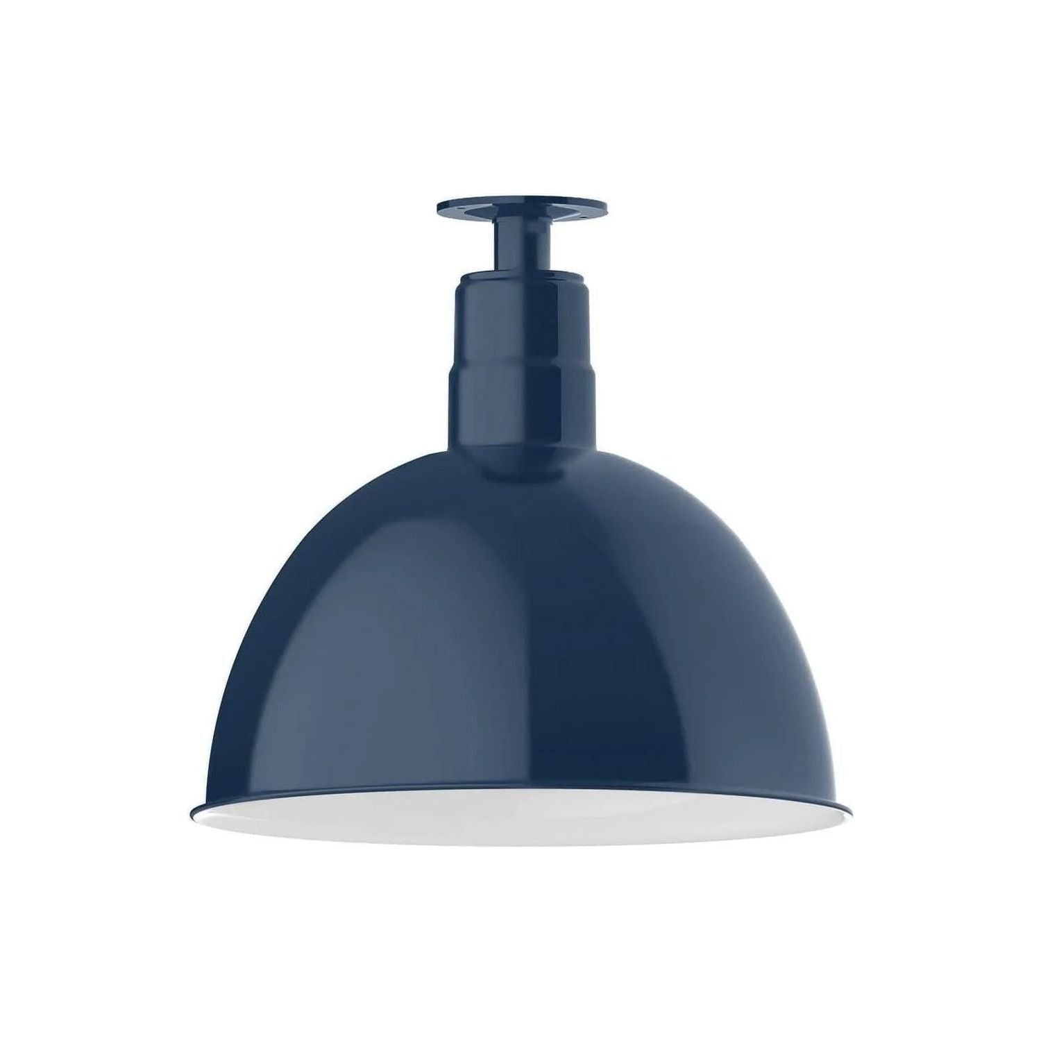 Montclair Light Works - Deep Bowl 16" Flush Mount - FMB117-50 | Montreal Lighting & Hardware