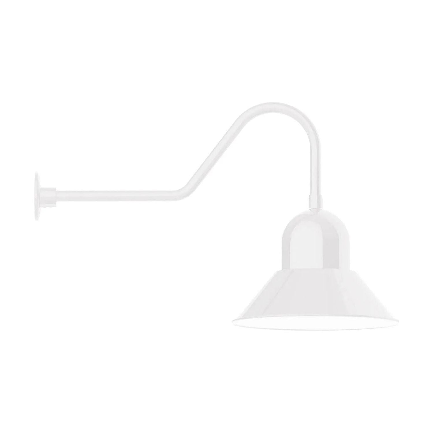 Montclair Light Works - Prima 16" Gooseneck Wall Light - GNC125-44 | Montreal Lighting & Hardware