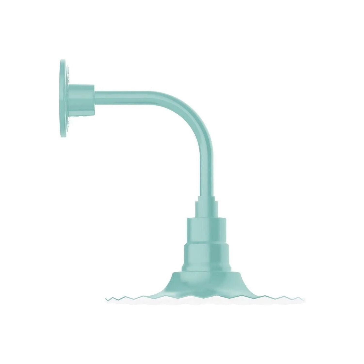 Montclair Light Works - Radial 12" Curved Arm Wall Light - GNT158-48 | Montreal Lighting & Hardware