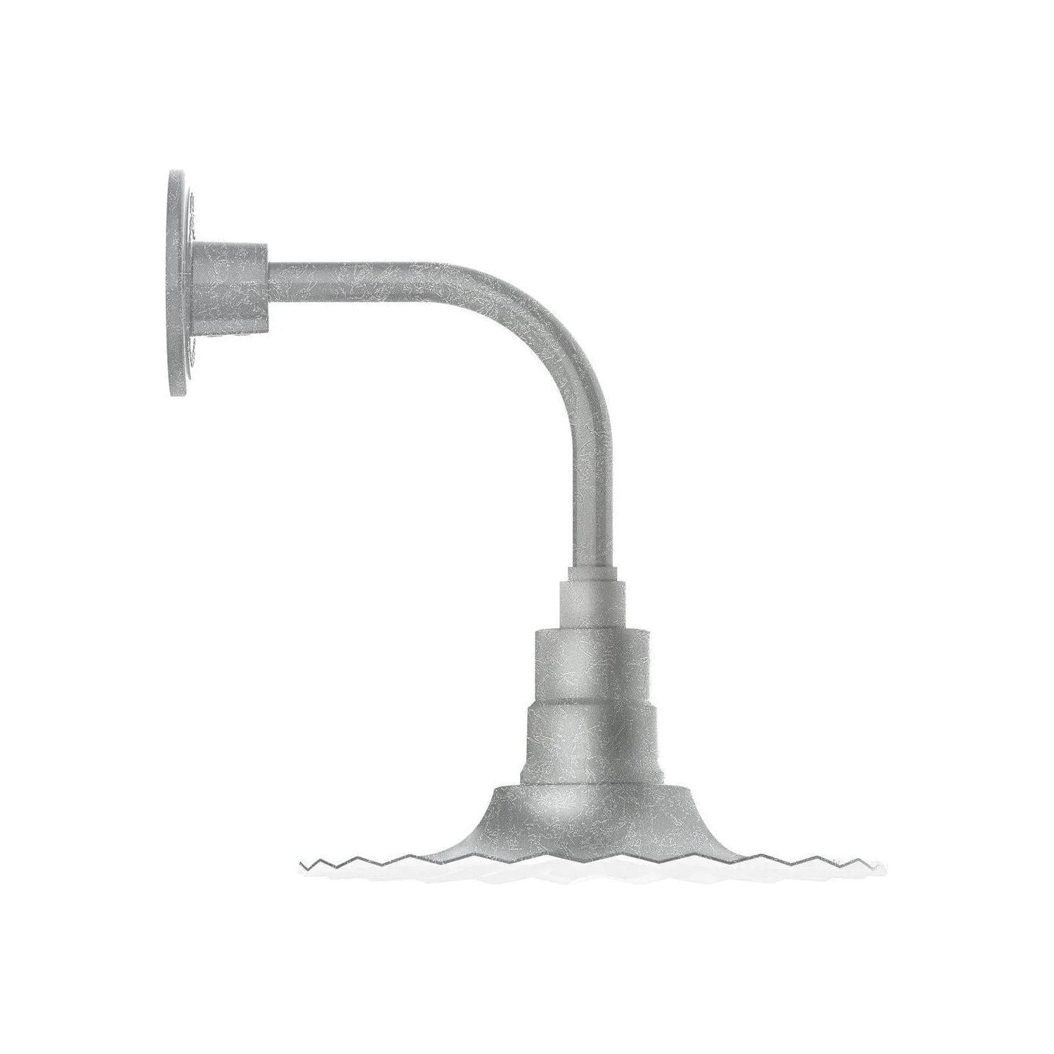Montclair Light Works - Radial 12" Curved Arm Wall Light - GNT158-49 | Montreal Lighting & Hardware